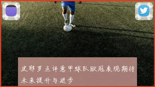 皮耶罗点评意甲球队欧冠表现期待未来提升与进步